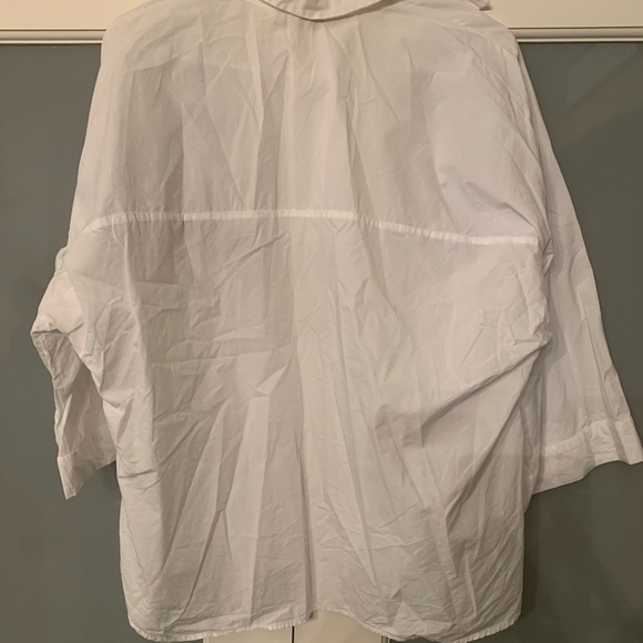 Floral white button down (ZARA) - Picture 3 of 3